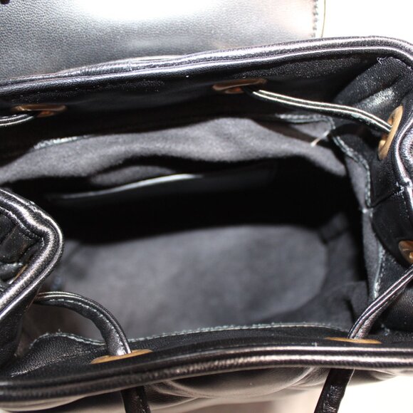 NWOT Gucci Chevron Leather GG Marmont Backpack Shoulder Bag Top Chain Handle - Picture 7 of 12